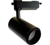 Светодиодный светильник FERON AL137 трековый однофазный на шинопровод 30W 4000K черный, изменяемый угол освещения 15-60град, 51178