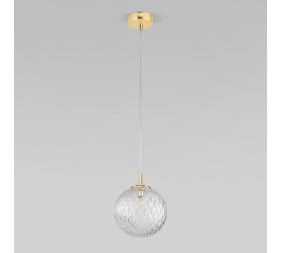 Подвесной светильник TK Lighting со стеклянным плафоном 4609 Cadix Gold золото a065191 1