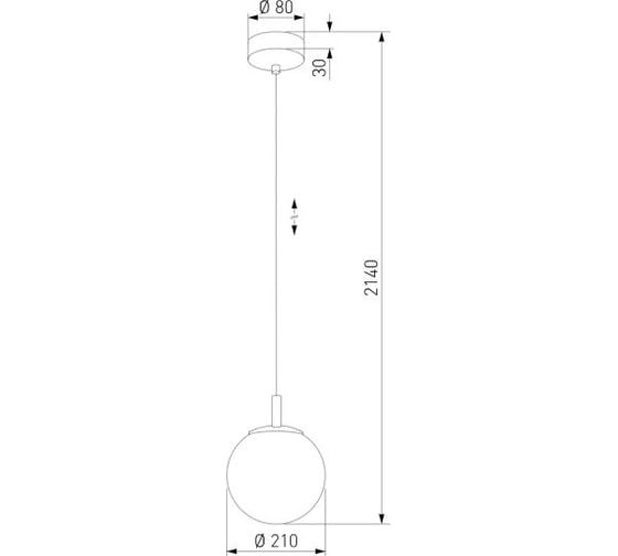 Подвесной светильник TK Lighting со стеклянным плафоном 4609 Cadix Gold золото a065191