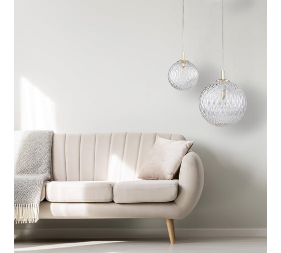 Подвесной светильник TK Lighting со стеклянным плафоном 4609 Cadix Gold золото a065191