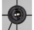 Подвесной светильник TK Lighting с тканевым абажуром 1885 Maja Black черный a059602 8