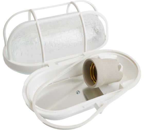 Накладной светильник с решеткой FERON НБП 01-60-002 IP54, 220V, 60Вт, Е27 41404