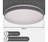 Светильник с пультом Citilux ENZO LED RGB Серый + Белый CL753513G 3