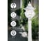 Садово-парковый светильник FERON PL596 60W, 230V, IP44, белое золото 41170 4