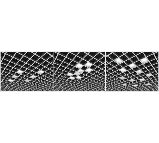 Светильник LEDeffect ГРИЛЬЯТО ДОМИНО 40Вт 2900лм 4000К IP20 КСС Д встраиваемые, комплект 6шт LE-СВО-17-050-0664-20Д