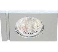 Встраиваемый потолочный светильник FERON MR16, MAX 50W, 12V, G5.3, алюминий 28363