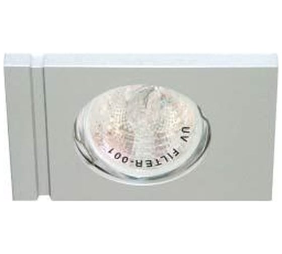 Встраиваемый потолочный светильник FERON MR16, MAX 50W, 12V, G5.3, алюминий 28363 1