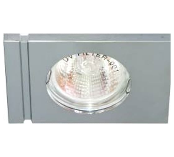 Встраиваемый потолочный светильник FERON MR16, MAX50W, 12V, G5.3, хром 28364 1