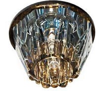 Встраиваемый потолочный светильник FERON JD156 JCD9, 35W, G9, коричневый 18942