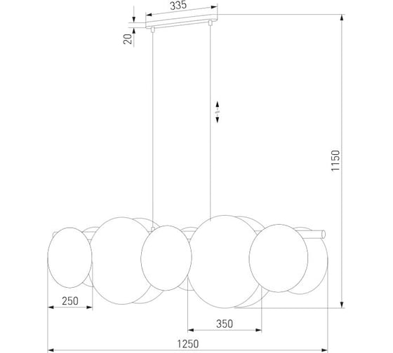 Подвесной светильник TK Lighting с тканевым рассеивателем 4815 Pulse белый/светлое дерево a068389