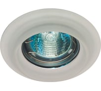 Встраиваемый потолочный светильник FERON MR16, 50W, G5,3, матовый хром 28182