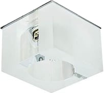 Потолочный светильник FERON CD21 JCD, G9, с матовым стеклом, хром, с лампой 19148