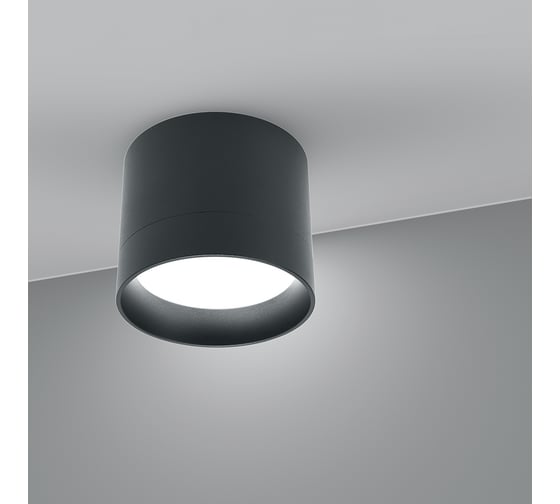 Светильник для натяжных потолков Feron HL353 12W, 230V, GX53, черный, 41283