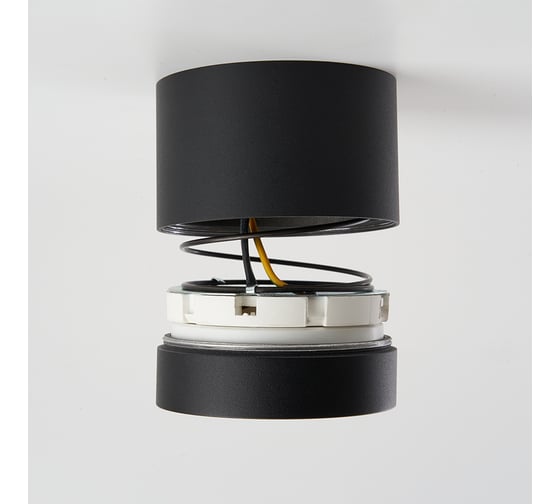 Светильник для натяжных потолков Feron HL353 12W, 230V, GX53, черный, 41283