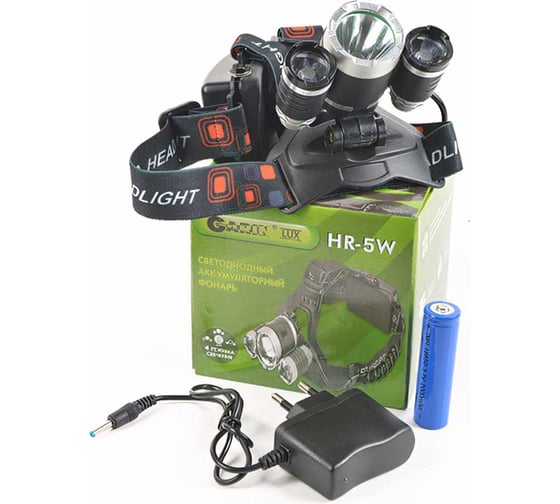 Налобный фонарь Garin LUX HR-5W 15610
