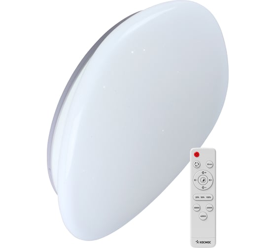 Настенно-потолочный КОСМОС управление LED светильник PREMIUM STONE 75Вт 3000-6500K 6000Лм KSSton75W