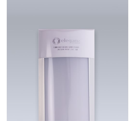 Линейная панель ELEGANZ 60W нейтральная 4500К 1500*75*25мм 220V IP40, 1шт 9808