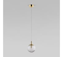 Подвесной светильник TK Lighting со стеклянным плафоном 759 Cadix Gold прозрачный a068324