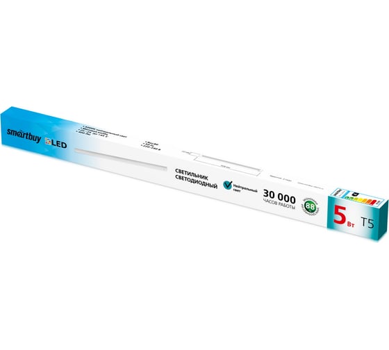 Светодиодный LED светильник Smartbuy T5, 5W, матовый, L300 mm SBL-T5-5W-65K