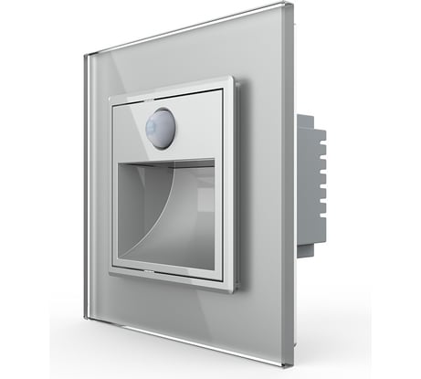 Подсветка лестницы, пола LIVOLO с датчиком движения, 1 пост, цвет серый VL-C701JDRG-15