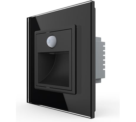 Подсветка лестницы, пола LIVOLO с датчиком движения, 1 пост, цвет черный VL-C701JDRG-12