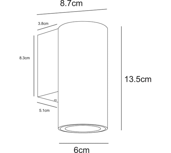 Фасадный светильник ARTE LAMP TORCULAR A1807AL-1BK