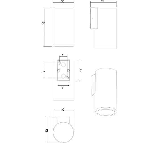 Фасадный светильник ARTE LAMP TORCULAR A1813AL-1BK