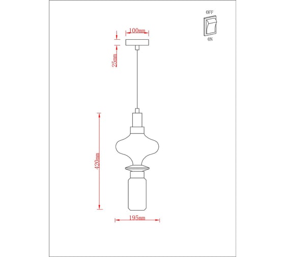 Подвесной светильник ARTE LAMP FIORATO A2442SP-10PB