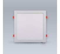 Светодиодная встраиваемая панель ELEGANZ металл белый Квадрат 24W теплая 3000К 220V, 1шт 1445