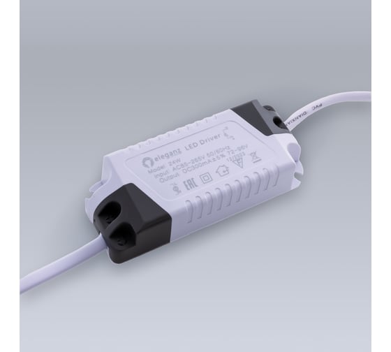 Светодиодная встраиваемая панель ELEGANZ металл белый Квадрат 24W теплая 3000К 220V, 1шт 1445