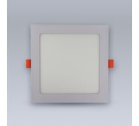 Светодиодная встраиваемая панель ELEGANZ металл белый Квадрат 15W холодная 6000К 220V, 1шт 1436 34487143