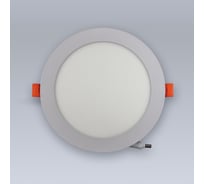 Светодиодная встраиваемая панель ELEGANZ металл белый Круг 15W холодная 6000К 220V, 1шт 1472