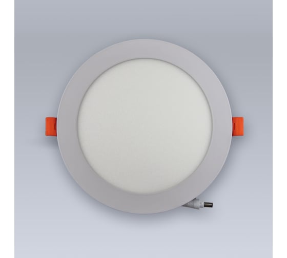 Светодиодная встраиваемая панель ELEGANZ металл белый Круг 15W холодная 6000К 220V, 1шт 1472 1