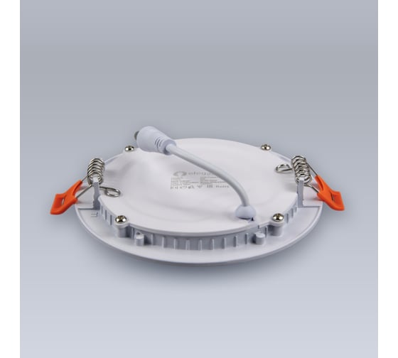 Светодиодная встраиваемая панель ELEGANZ металл белый Круг 6W холодная 6000К 220V, 1шт 1494