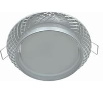 Светильник встраиваемый Ecola GX53 H4 SP5331 спот сетка матовый Хром/Алюм 110x52 (к+) SP531CECB