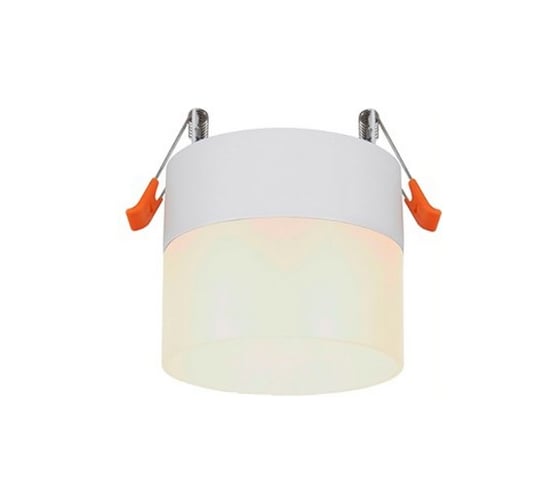 Светильник встраиваемый Ecola GX53 SP5373 спот без обода Белый матовый 83x87 (к+) SR533WECB