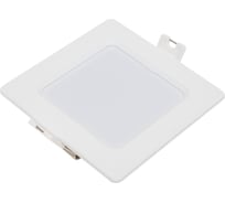 Встраиваемый (LED) светильник Smartbuy DL квадратный пластик -6Вт/6500K/IP40 SBL-DLSqp-6-65