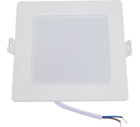 Встраиваемый (LED) светильник Smartbuy DL квадратный пластик -9Вт/6500K/IP40 SBL-DLSqp-9-65