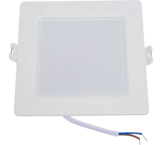 Встраиваемый (LED) светильник Smartbuy DL квадратный пластик -9Вт/6500K/IP40 SBL-DLSqp-9-65