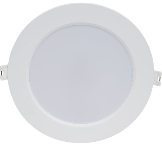 Встраиваемый (LED) светильник Smartbuy DL круглый пластик -18Вт/4000K/IP40 SBL-DLp-18-40
