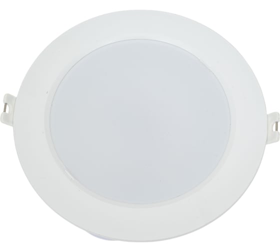 Встраиваемый (LED) светильник Smartbuy DL круглый пластик -12Вт/6500K/IP40 SBL-DLp-12-65
