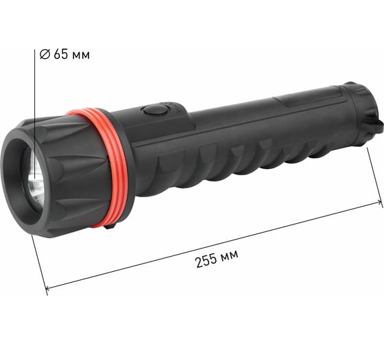 Светодиодный ручной фонарь Трофи TR3D 3xLED, 3D, ударопрочный корпус, на батарейках Б0019830