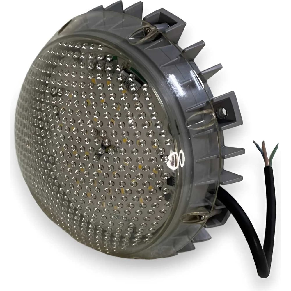 Светодиодный антивандальный светильник KRASO ЖКХ 12 Вт круглый корпус ...