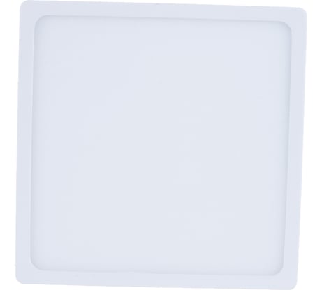 Светодиодный светильник KRASO белый корпус ЖКХ 18Вт квадратный корпус 6000К 1700Лм IP20 HPNL-S18