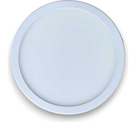 Светодиодный светильник KRASO белый корпус ЖКХ 9Вт круглый корпус 6000К 720Лм IP20 HPNL-R9