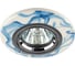Светильник ЭРА DK62 CH/WH/BL декор керамический голубой MR16,12V/220V, 50W, белый/голубой/хром Б0004098 1