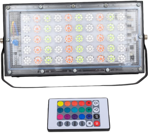 Светодиодный прожектор GLANZEN FAD-0030-50-RGB 00-00006792 1