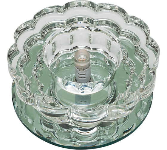 Декоративный встраиваемый светильник Fametto серия Fiore DLS-F125 G4 GLASSY CLEAR 10645 1