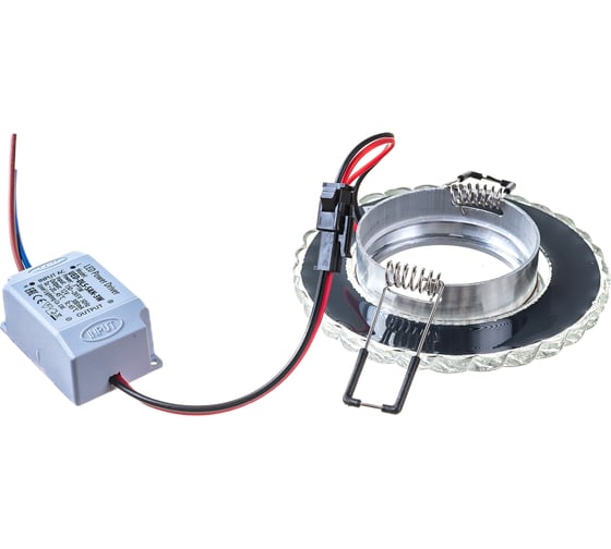 Декоративный встраиваемый светильник Fametto серия Luciole DLS-L140 GU5.3 GLASSY CLEAR UL-00003874