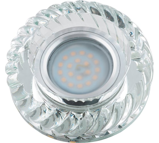Декоративный встраиваемый светильник Fametto серия Luciole DLS-L123 GU5.3 GLASSY CLEAR UL-00000372